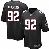 Nike Men & Women & Youth Falcons #92 Robertson Black Team Color Game Jersey,baseball caps,new era cap wholesale,wholesale hats